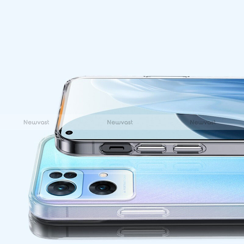 Ultra-thin Transparent TPU Soft Case T13 for Oppo Reno7 Pro 5G Clear