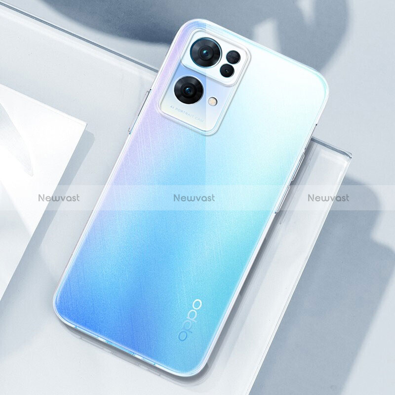 Ultra-thin Transparent TPU Soft Case T13 for Oppo Reno7 Pro 5G Clear