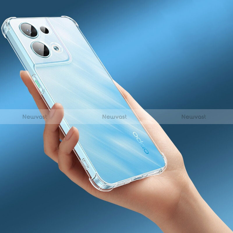 Ultra-thin Transparent TPU Soft Case T13 for Oppo Reno9 Pro+ Plus 5G Clear