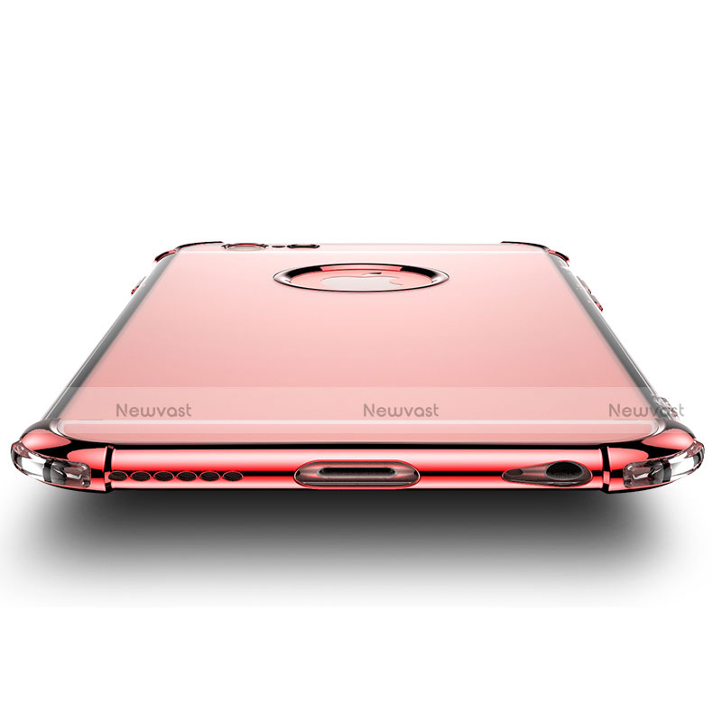 Ultra-thin Transparent TPU Soft Case T14 for Apple iPhone 6 Red