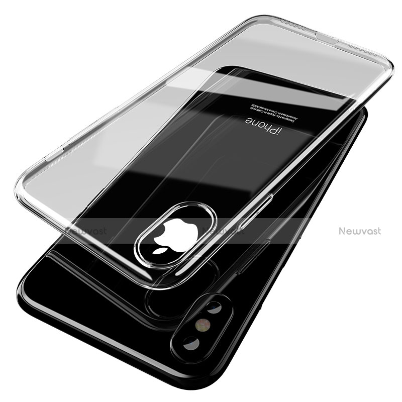 Ultra-thin Transparent TPU Soft Case T14 for Apple iPhone Xs Clear