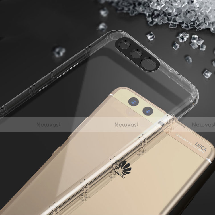 Ultra-thin Transparent TPU Soft Case T14 for Huawei P10 Plus Clear