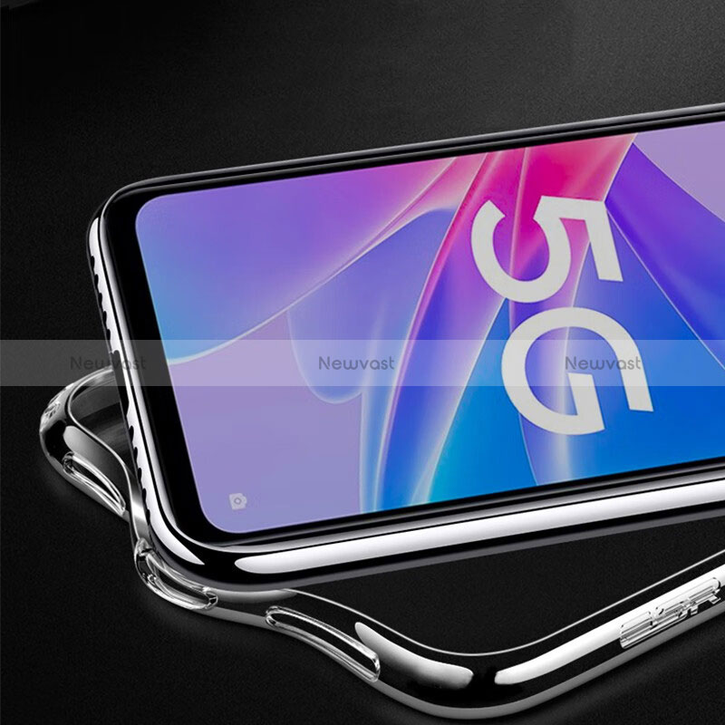 Ultra-thin Transparent TPU Soft Case T14 for Oppo A1 Pro 5G Clear