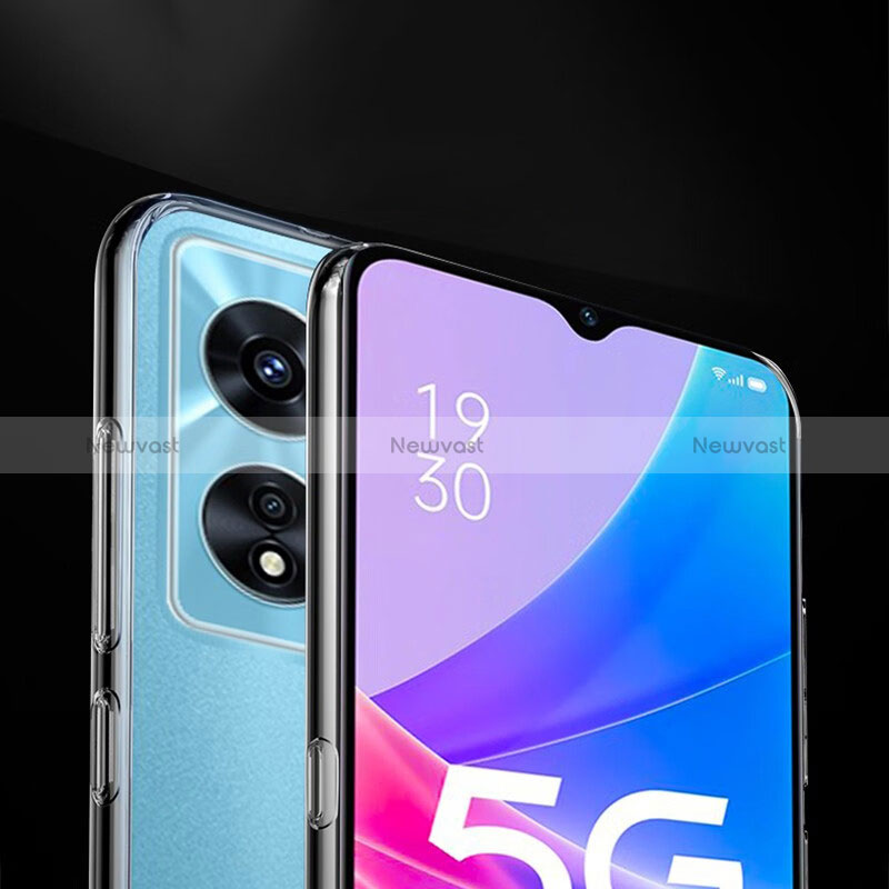 Ultra-thin Transparent TPU Soft Case T14 for Oppo A1 Pro 5G Clear