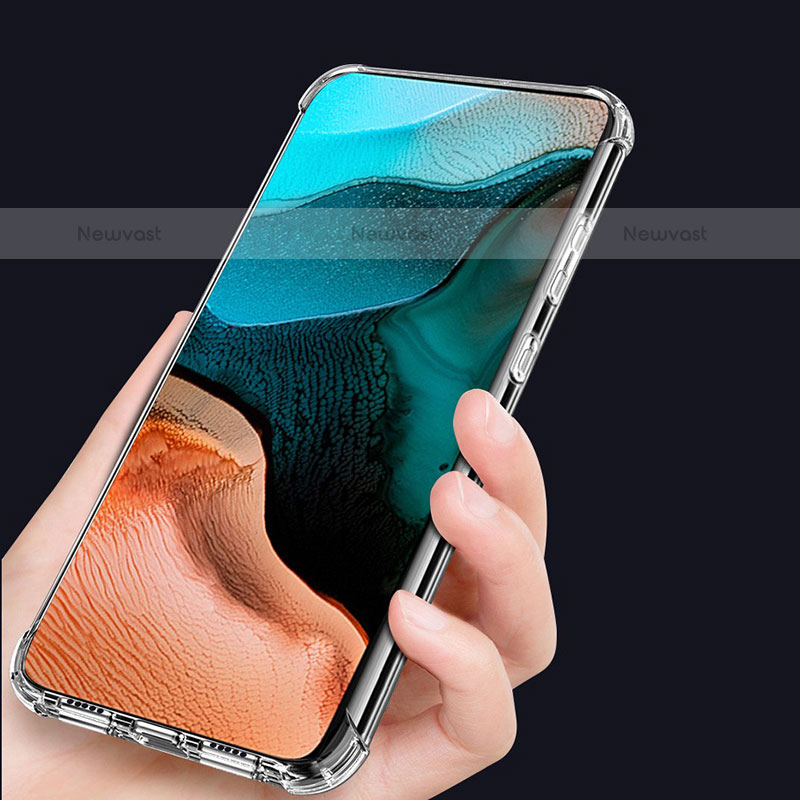 Ultra-thin Transparent TPU Soft Case T14 for Oppo Find X5 Pro 5G Clear