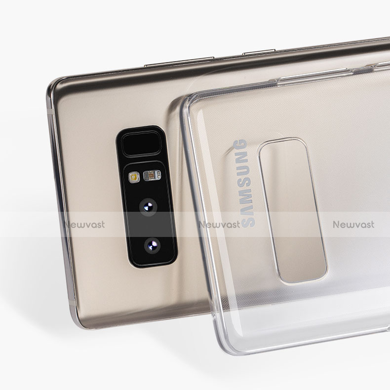 Ultra-thin Transparent TPU Soft Case T14 for Samsung Galaxy Note 8 Clear