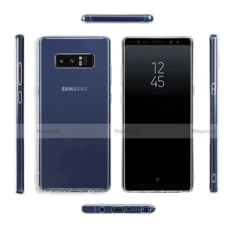 Ultra-thin Transparent TPU Soft Case T14 for Samsung Galaxy Note 8 Clear