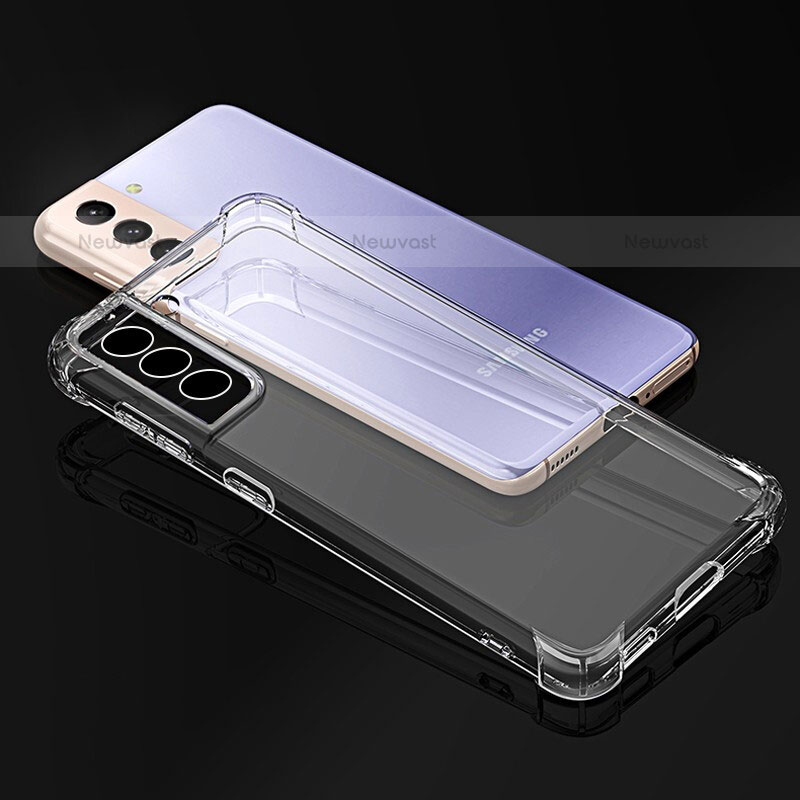 Ultra-thin Transparent TPU Soft Case T14 for Samsung Galaxy S21 Plus 5G Clear