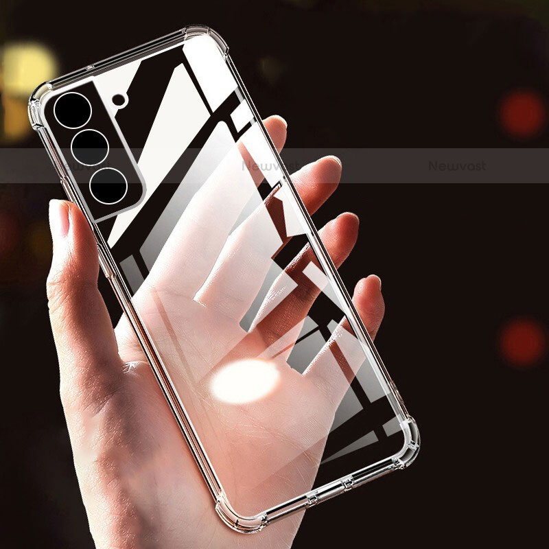 Ultra-thin Transparent TPU Soft Case T14 for Samsung Galaxy S22 Plus 5G Clear