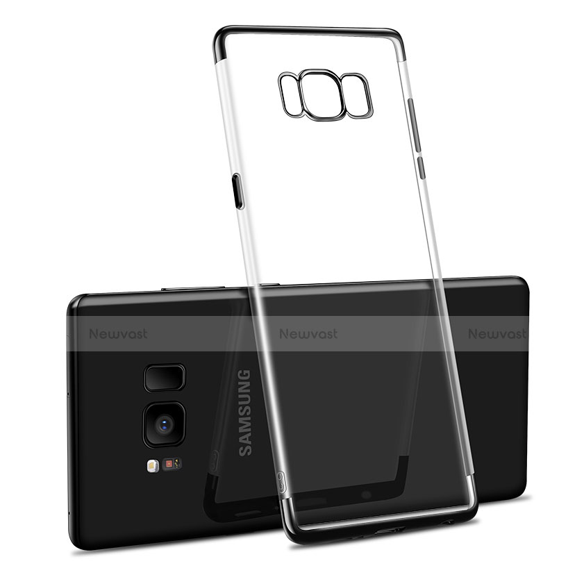 Ultra-thin Transparent TPU Soft Case T14 for Samsung Galaxy S8 Black