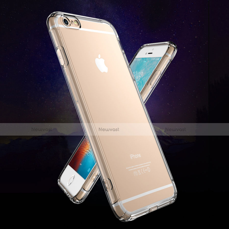 Ultra-thin Transparent TPU Soft Case T15 for Apple iPhone 6 Clear