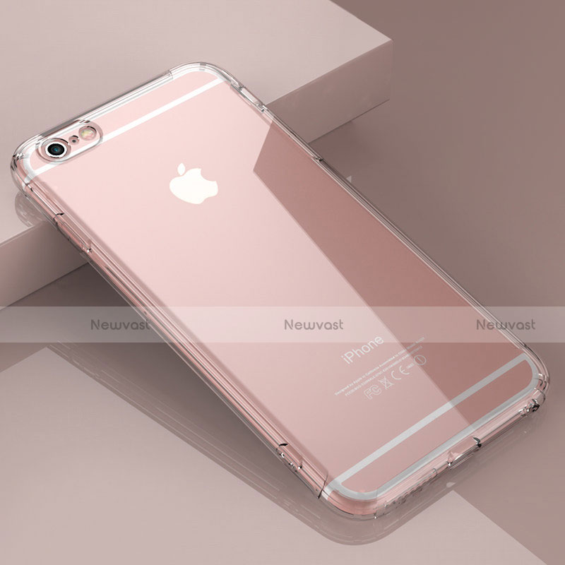 Ultra-thin Transparent TPU Soft Case T15 for Apple iPhone 6 Clear