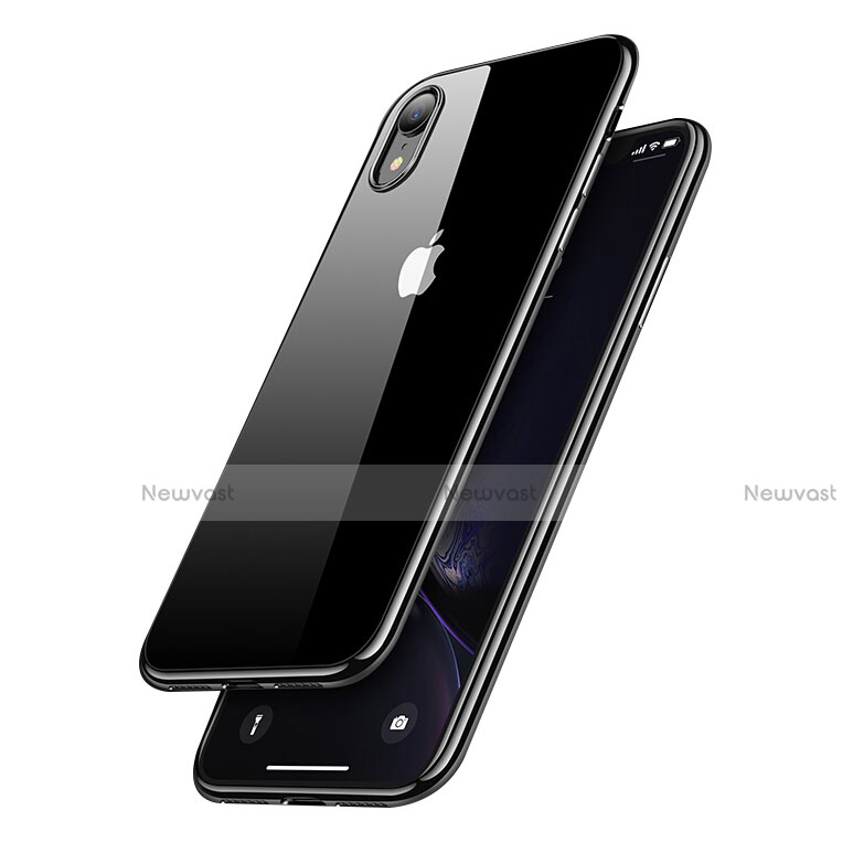 Ultra-thin Transparent TPU Soft Case T15 for Apple iPhone XR Black