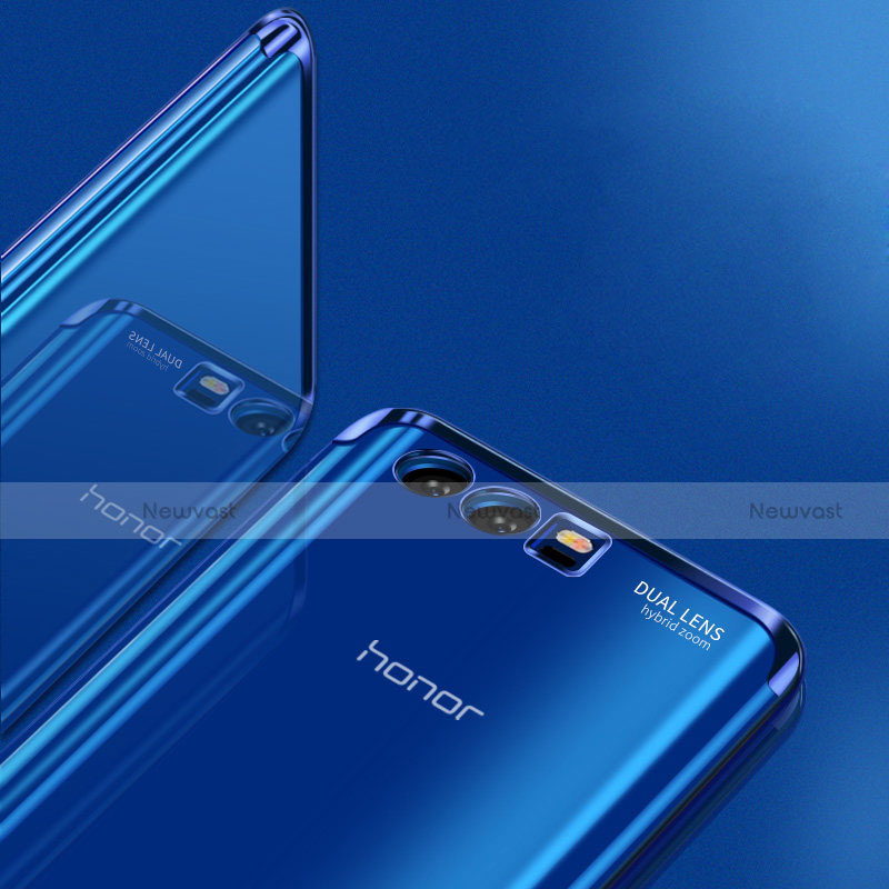 Ultra-thin Transparent TPU Soft Case T15 for Huawei Honor 9 Premium Blue