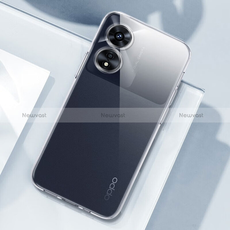 Ultra-thin Transparent TPU Soft Case T15 for Oppo A1 Pro 5G Clear