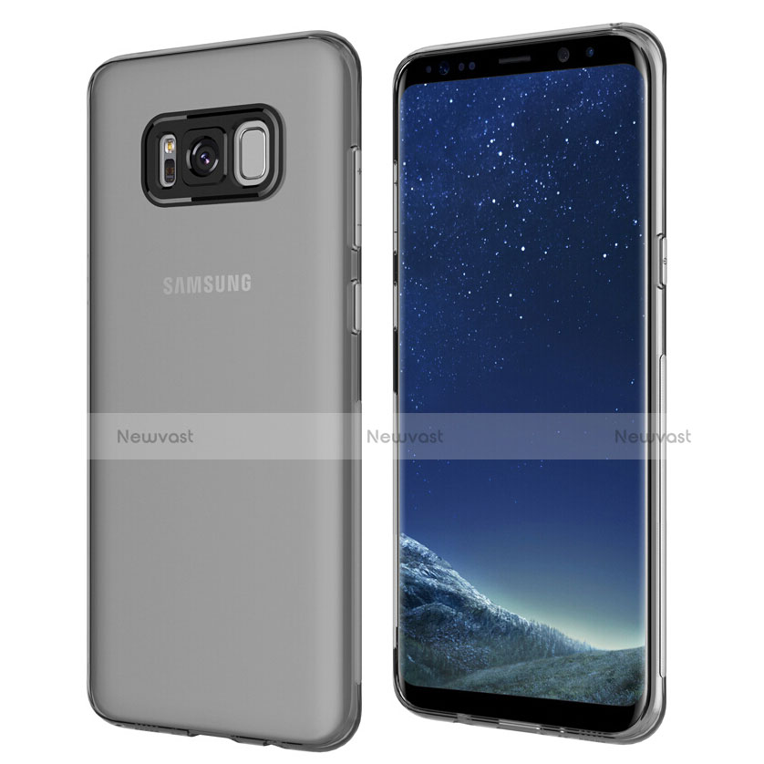 Ultra-thin Transparent TPU Soft Case T15 for Samsung Galaxy S8 Black