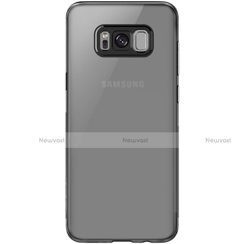 Ultra-thin Transparent TPU Soft Case T15 for Samsung Galaxy S8 Black