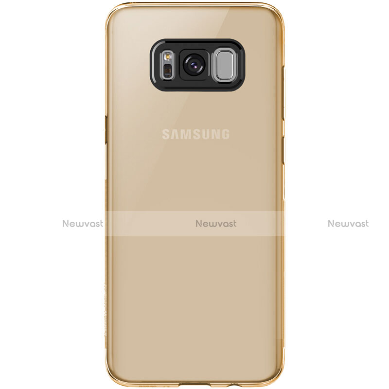 Ultra-thin Transparent TPU Soft Case T15 for Samsung Galaxy S8 Gold
