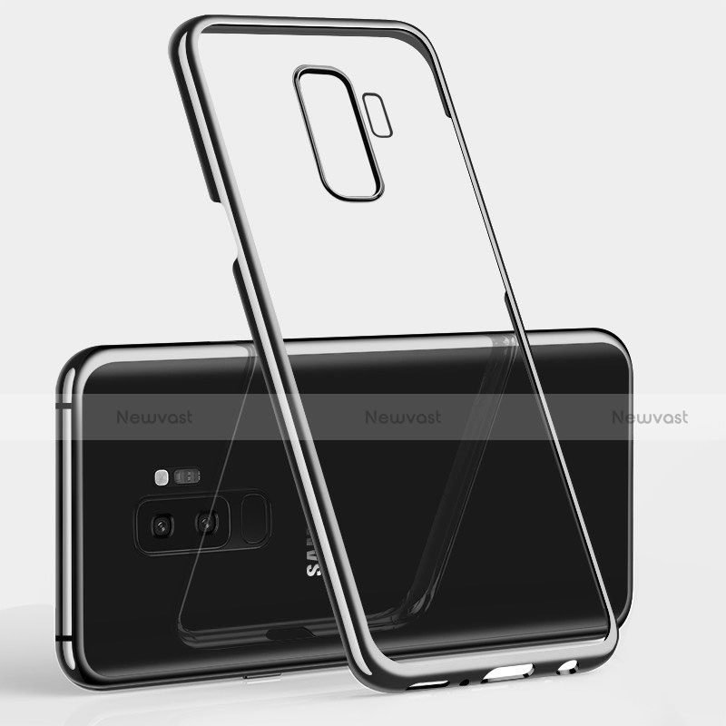 Ultra-thin Transparent TPU Soft Case T15 for Samsung Galaxy S9 Plus Black