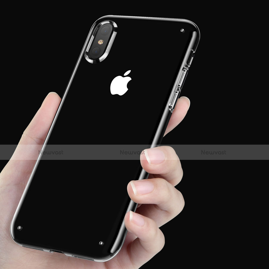 Ultra-thin Transparent TPU Soft Case T16 for Apple iPhone X Clear