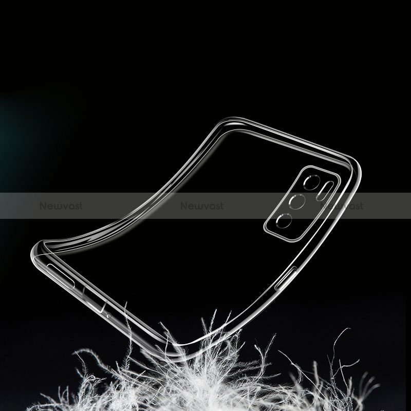 Ultra-thin Transparent TPU Soft Case T16 for Oppo Reno6 5G Clear