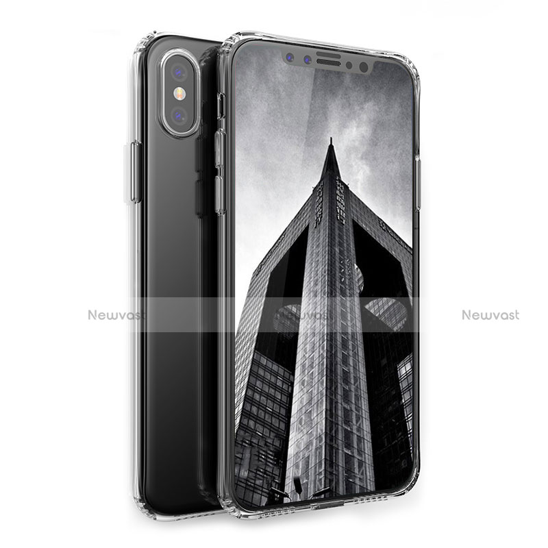 Ultra-thin Transparent TPU Soft Case T17 for Apple iPhone X Clear