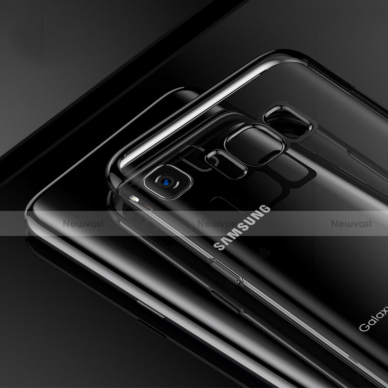 Ultra-thin Transparent TPU Soft Case T17 for Samsung Galaxy S8 Black