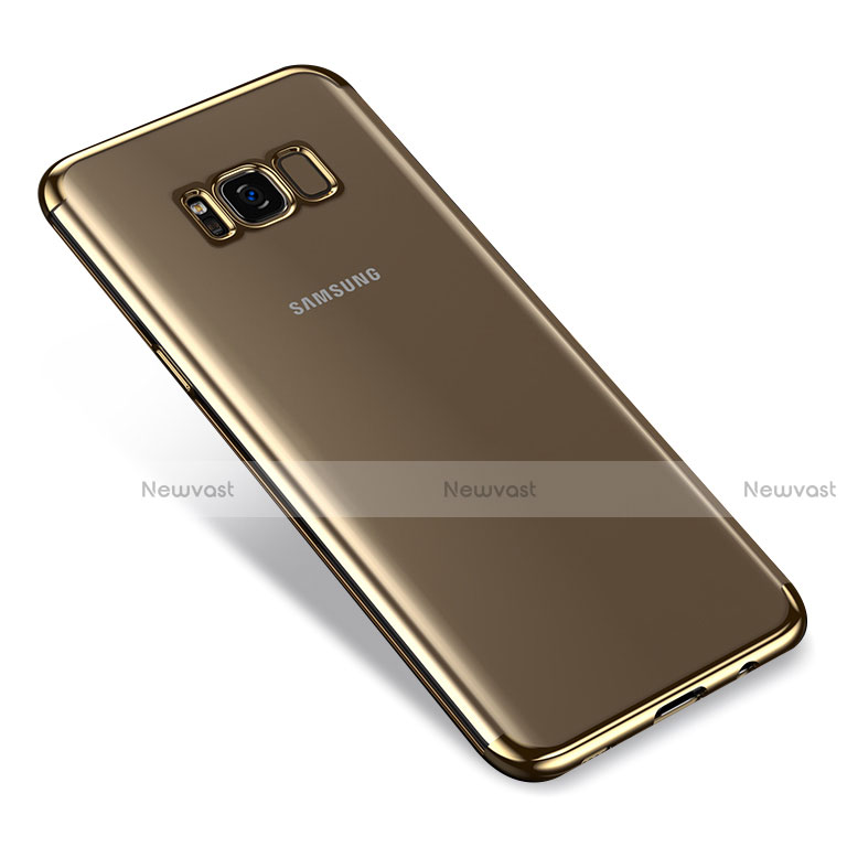 Ultra-thin Transparent TPU Soft Case T17 for Samsung Galaxy S8 Gold