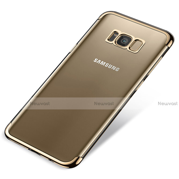 Ultra-thin Transparent TPU Soft Case T17 for Samsung Galaxy S8 Gold