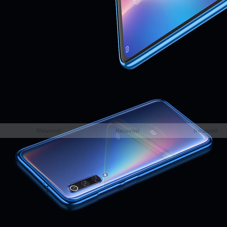 Ultra-thin Transparent TPU Soft Case T17 for Xiaomi Mi 9 Blue