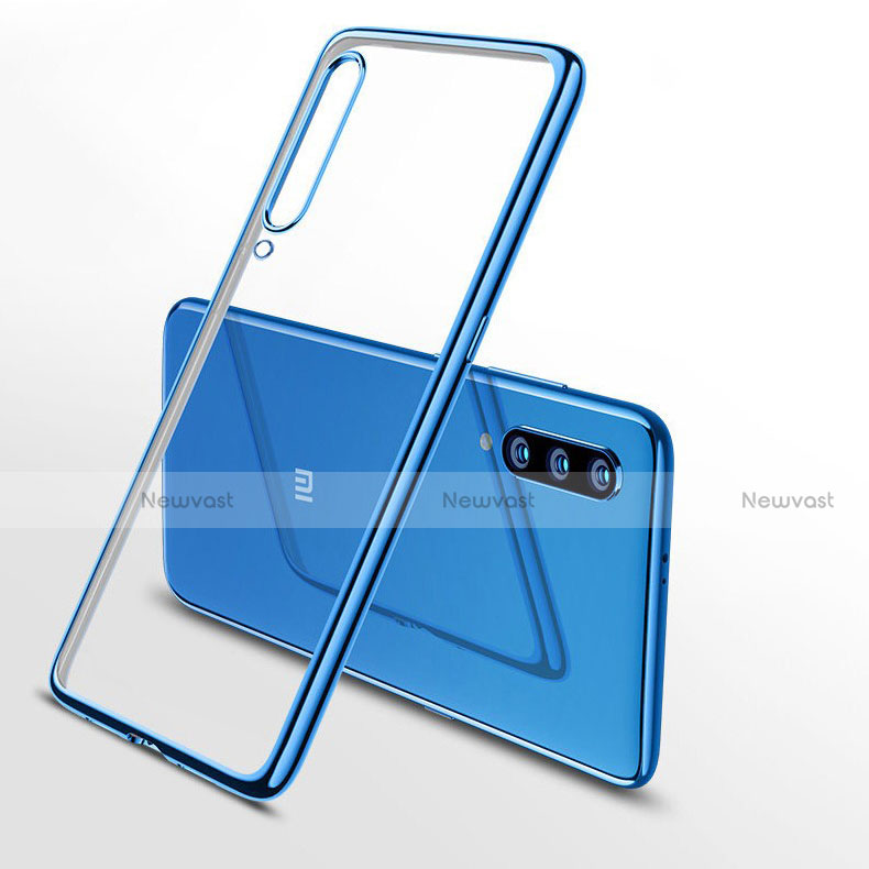 Ultra-thin Transparent TPU Soft Case T17 for Xiaomi Mi 9 Blue