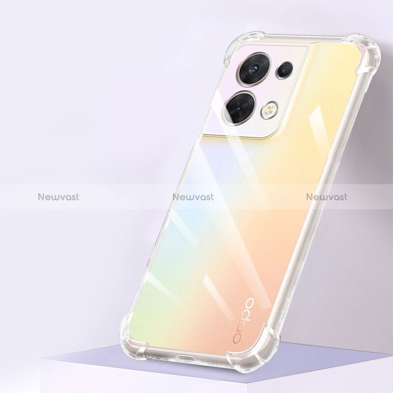 Ultra-thin Transparent TPU Soft Case T18 for Oppo Reno9 Pro 5G Clear