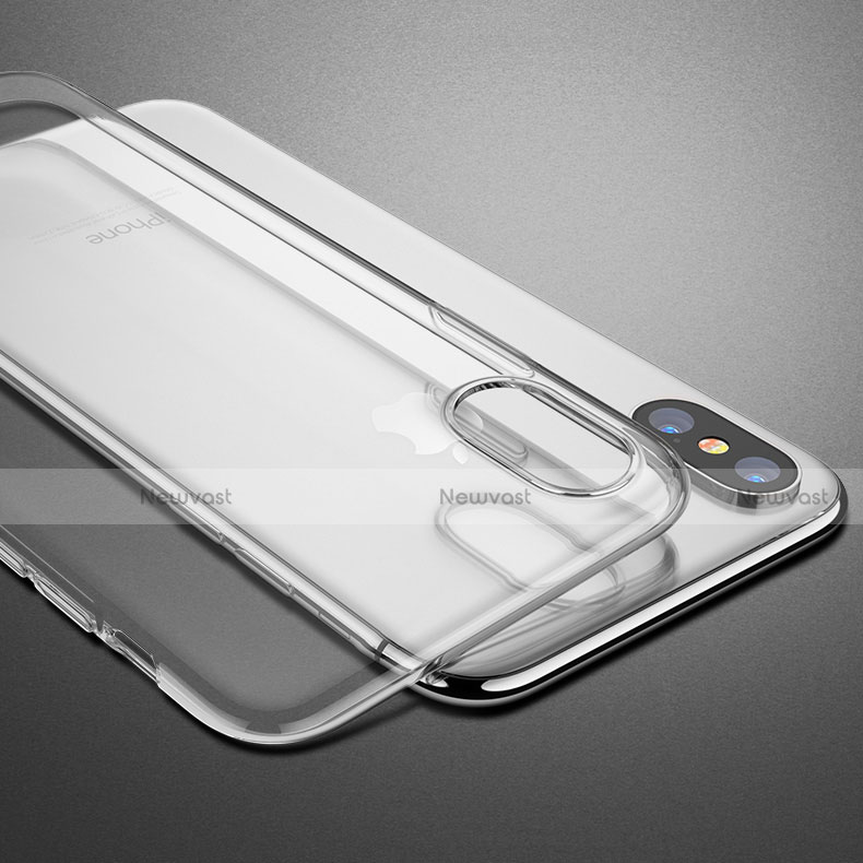 Ultra-thin Transparent TPU Soft Case T20 for Apple iPhone Xs Clear