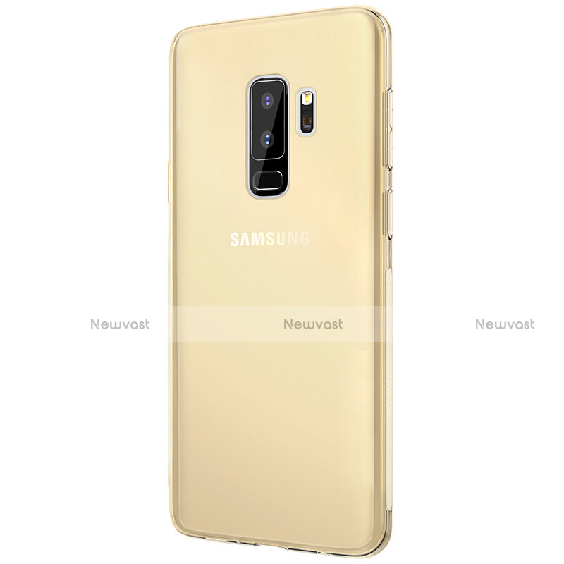 Ultra-thin Transparent TPU Soft Case T20 for Samsung Galaxy S9 Plus Gold