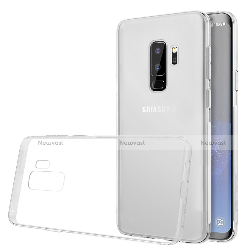 Ultra-thin Transparent TPU Soft Case T20 for Samsung Galaxy S9 Plus White