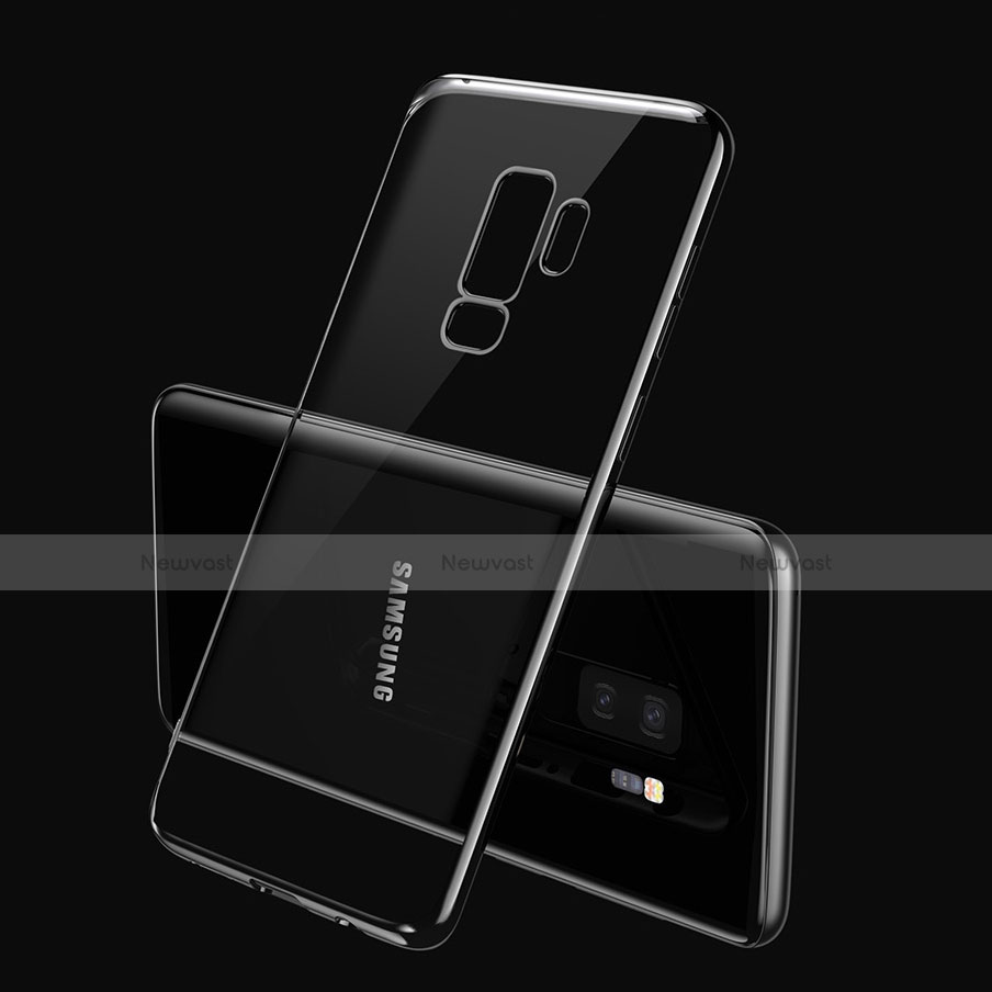 Ultra-thin Transparent TPU Soft Case T21 for Samsung Galaxy S9 Plus Blue