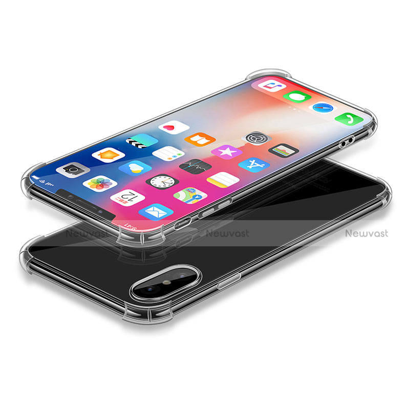 Ultra-thin Transparent TPU Soft Case T25 for Apple iPhone X Clear