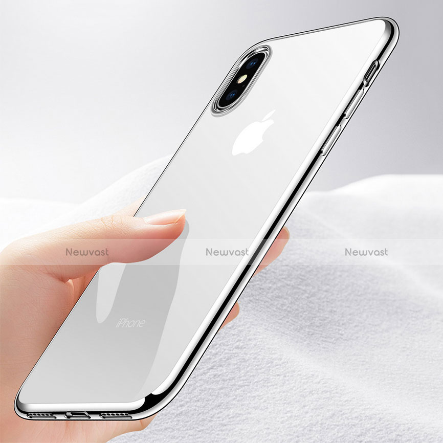 Ultra-thin Transparent TPU Soft Case T27 for Apple iPhone X Clear