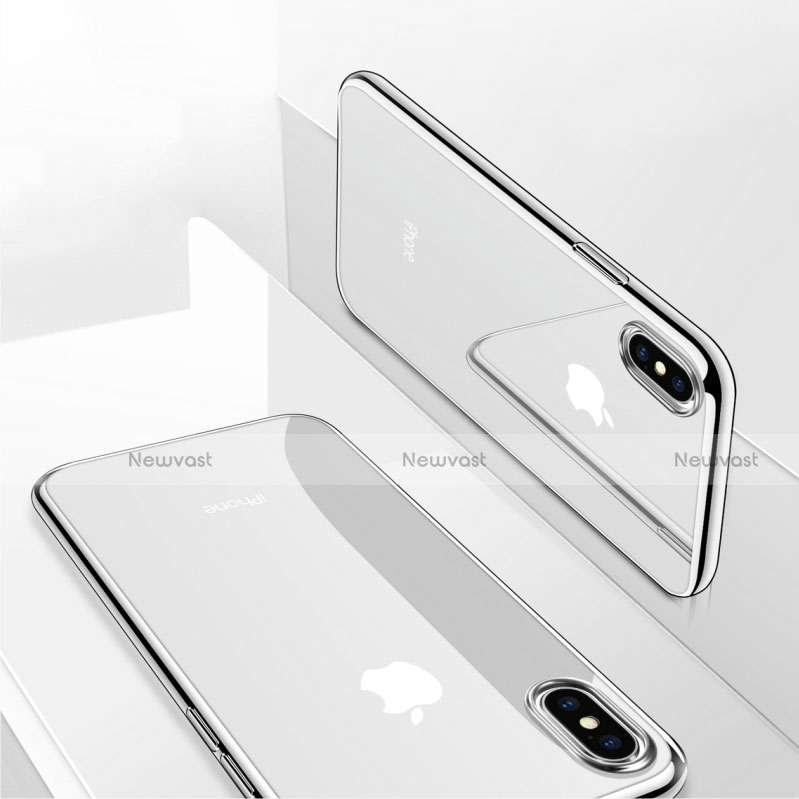 Ultra-thin Transparent TPU Soft Case T27 for Apple iPhone Xs Clear