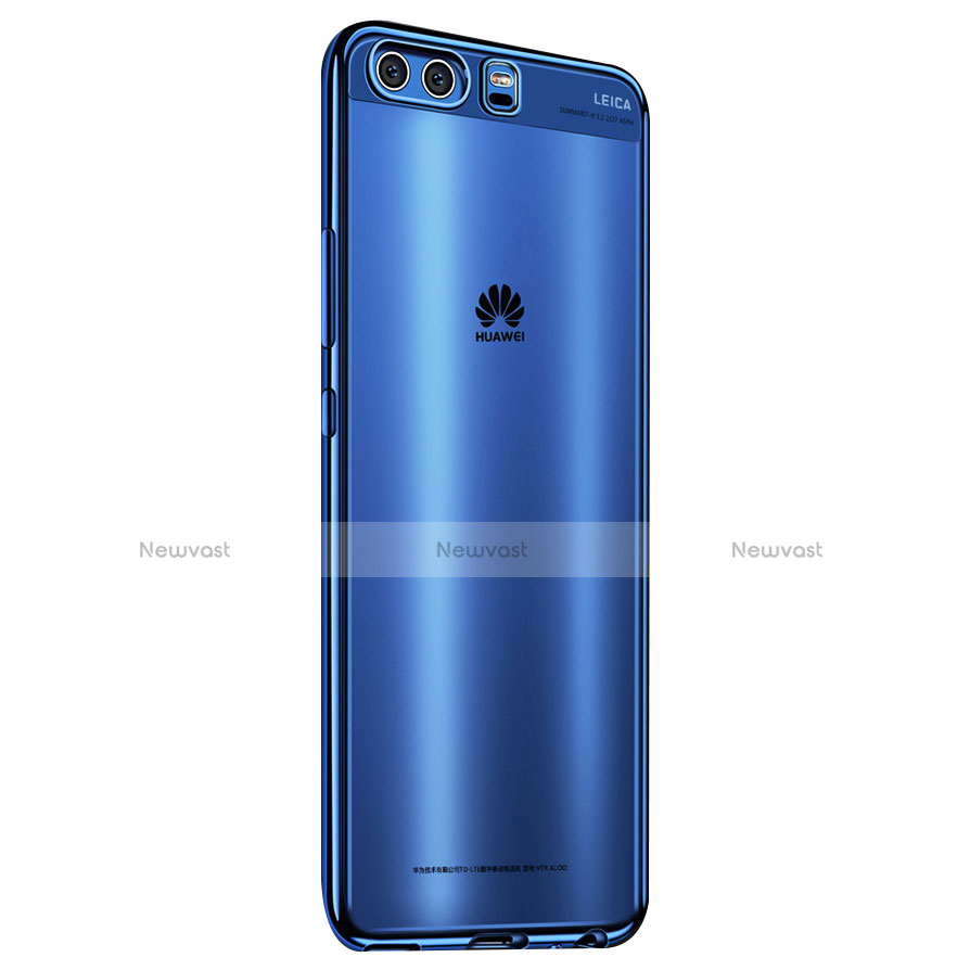 Ultra-thin Transparent TPU Soft Case U05 for Huawei P10 Blue