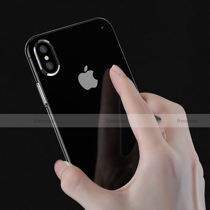 Ultra-thin Transparent TPU Soft Case V06 for Apple iPhone X Clear