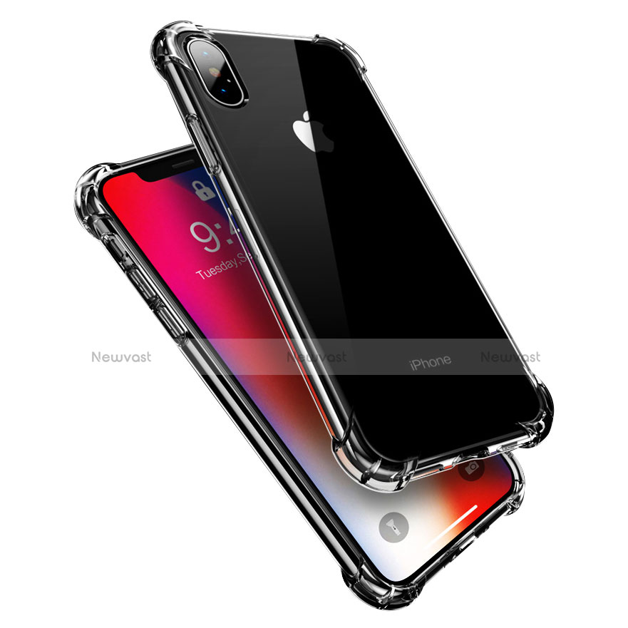 Ultra-thin Transparent TPU Soft Case V10 for Apple iPhone X Clear