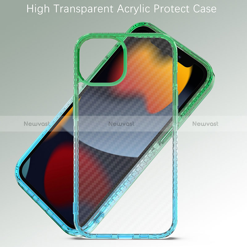 Ultra-thin Transparent TPU Soft Case YJ1 for Apple iPhone 13