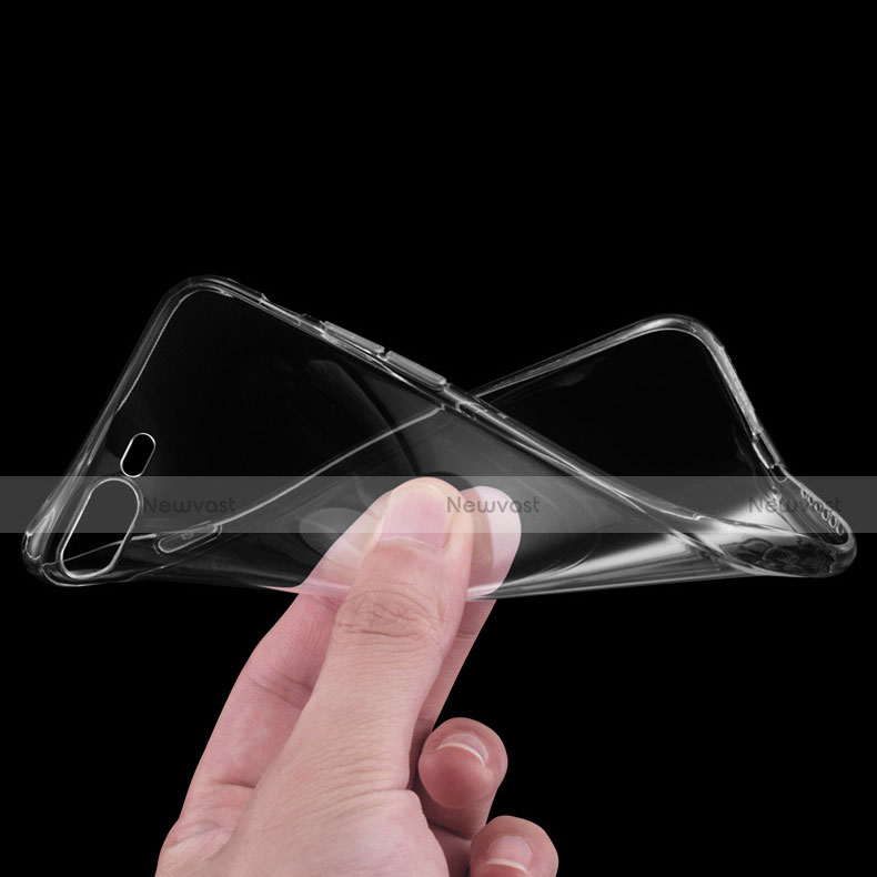 Ultra-thin Transparent TPU Soft Case Z02 for Apple iPhone 7 Plus Clear