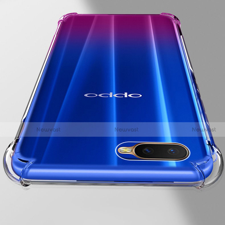 Ultra-thin Transparent TPU Soft Case Z02 for Oppo K1 Clear