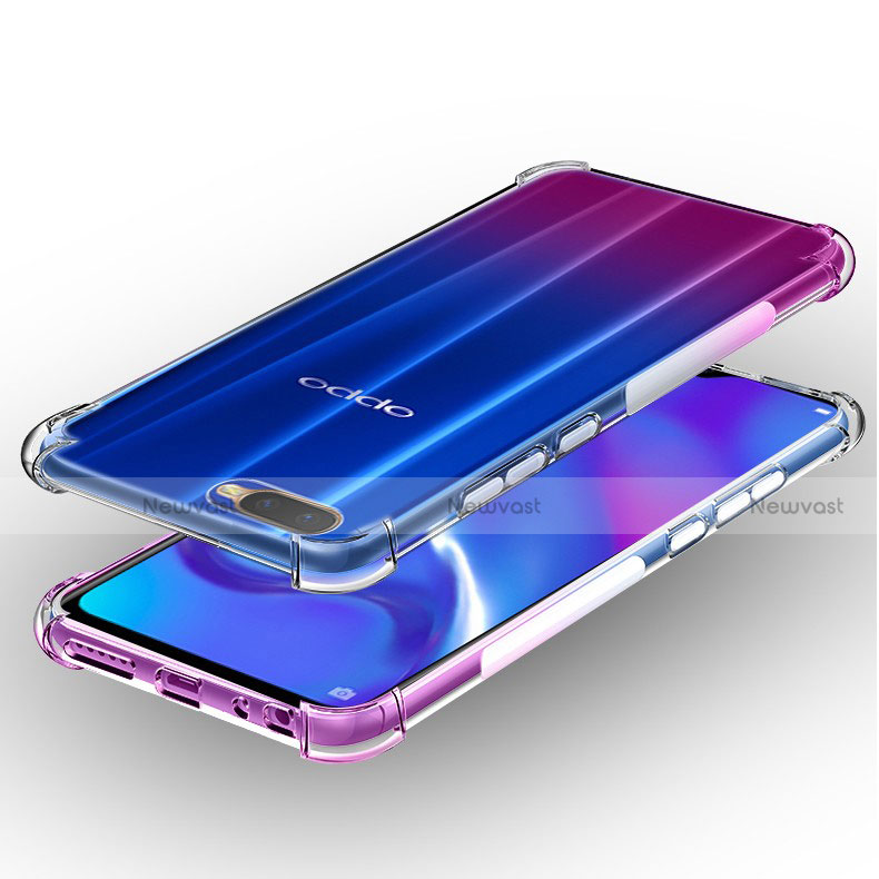 Ultra-thin Transparent TPU Soft Case Z02 for Oppo R15X Clear