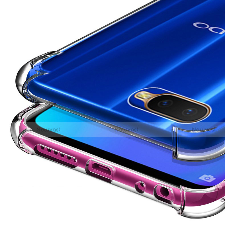 Ultra-thin Transparent TPU Soft Case Z02 for Oppo R15X Clear