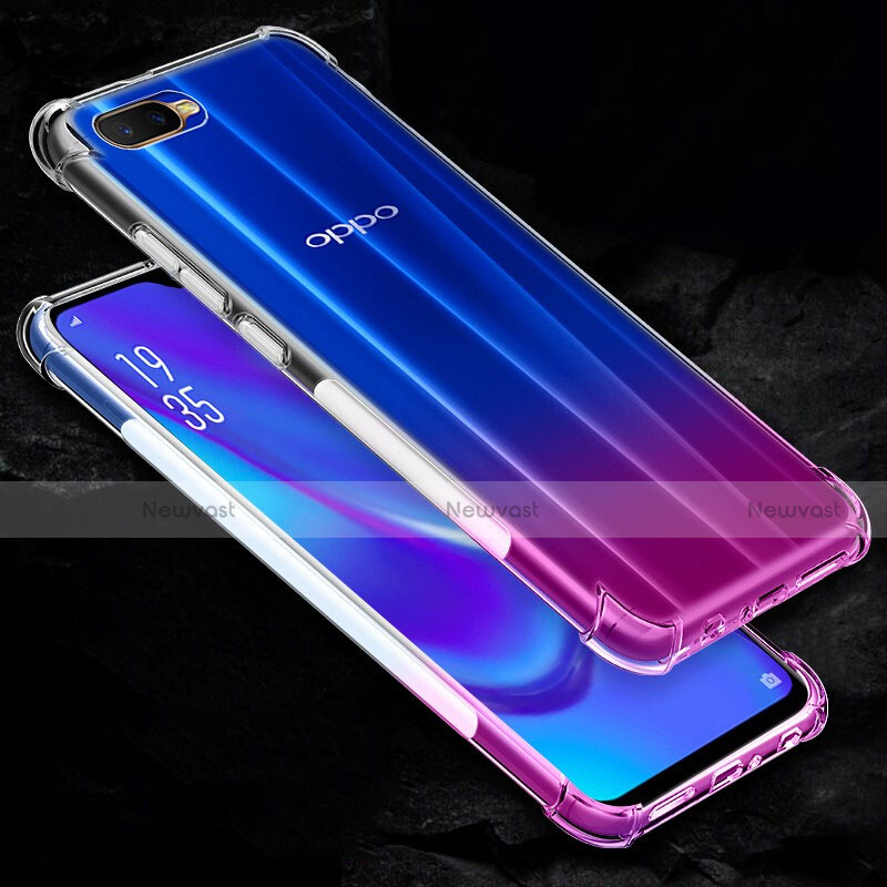 Ultra-thin Transparent TPU Soft Case Z02 for Oppo RX17 Neo Clear