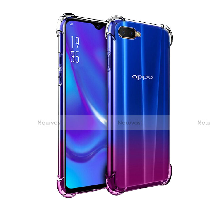 Ultra-thin Transparent TPU Soft Case Z05 for Oppo R15X Clear