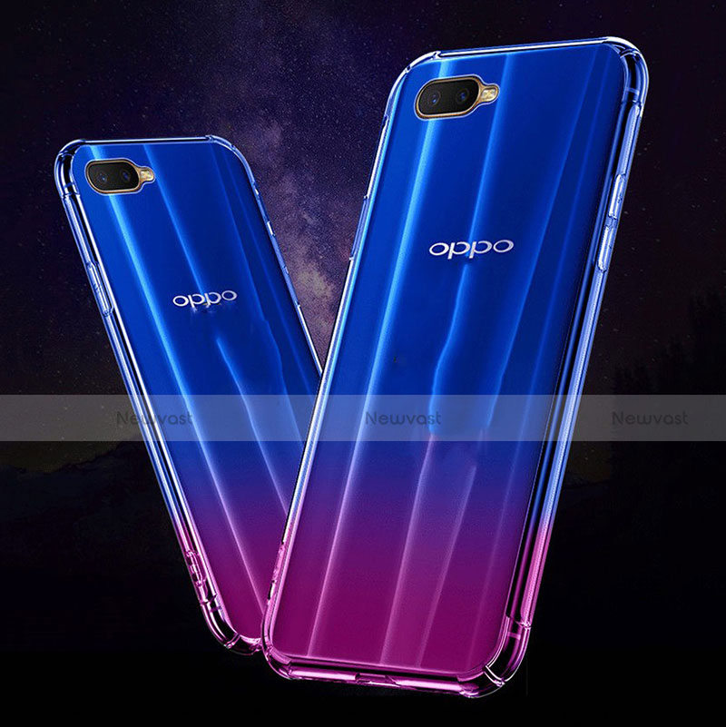 Ultra-thin Transparent TPU Soft Case Z05 for Oppo R15X Clear